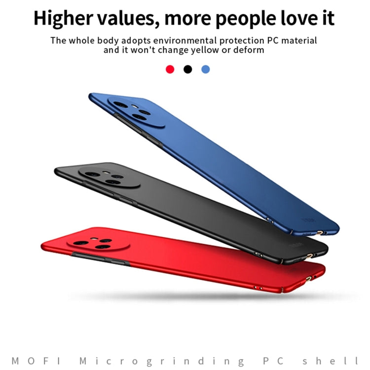 For Honor 100 Pro MOFI Frosted PC Ultra-thin Hard Phone Case(Blue) - Huawei Cases by MOFI | Online Shopping UK | buy2fix