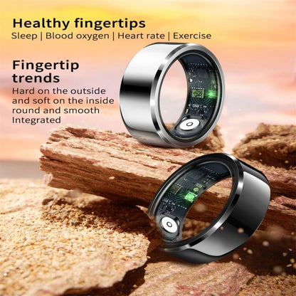 R6 SIZE 9 Smart Ring, Support Heart Rate / Blood Oxygen / Sleep Monitoring(White) - Smart Rings / Smart Telephones by buy2fix | Online Shopping UK | buy2fix