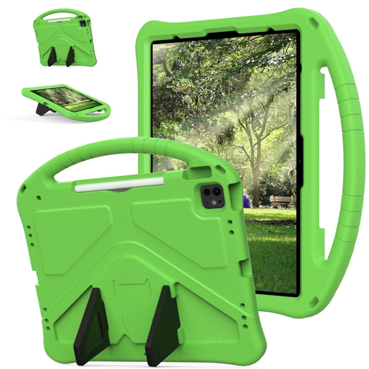 For iPad Pro 13 2024 EVA Shockproof Tablet Case with Holder(Green) - iPad Pro 13 2024 Cases by buy2fix | Online Shopping UK | buy2fix