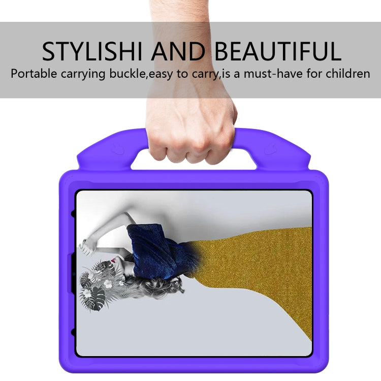 For iPad Pro 11 2024 Children EVA Shockproof Tablet Case with Thumb Bracket(Purple) - iPad Pro 11 2024 Cases by buy2fix | Online Shopping UK | buy2fix