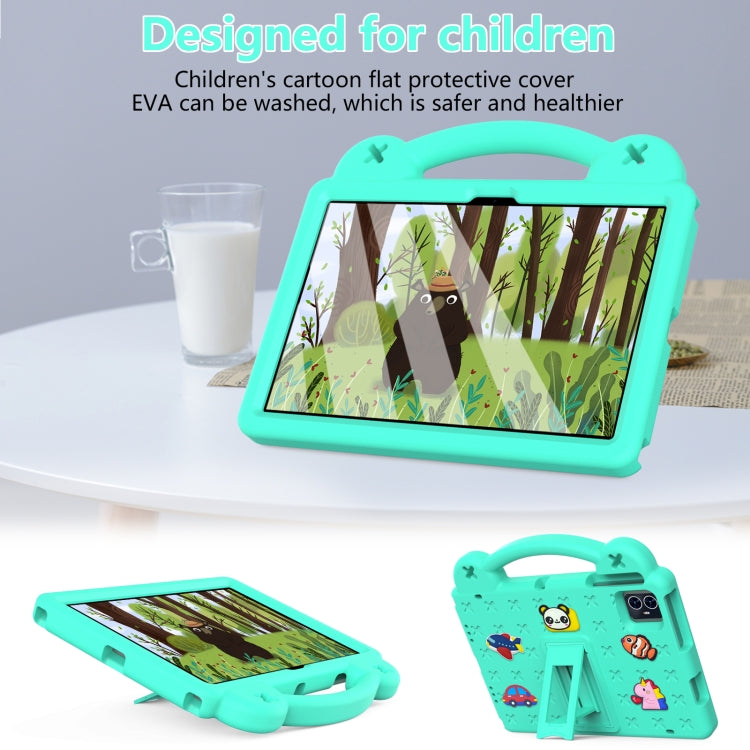 For Walmart ONN 10.1 Gen4 2024 Handle Kickstand Children EVA Shockproof Tablet Case(Mint Green) - Others by buy2fix | Online Shopping UK | buy2fix
