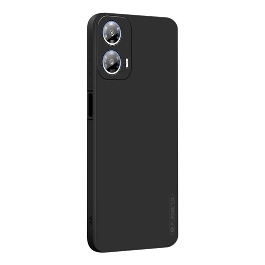 For Motorola Moto G34 5G PINWUYO Sense Series Liquid Silicone TPU Phone Case(Black) - Motorola Cases by PINWUYO | Online Shopping UK | buy2fix