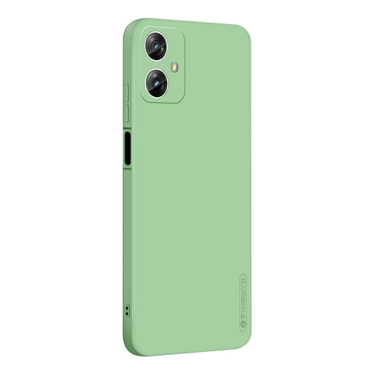 For Motorola Moto G54 5G PINWUYO Sense Series Liquid Silicone TPU Phone Case(Green) - Motorola Cases by PINWUYO | Online Shopping UK | buy2fix