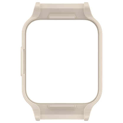 For Redmi Watch 3 Half Pack PC Watch Protective Case(Creamy White) - Watch Cases by buy2fix | Online Shopping UK | buy2fix