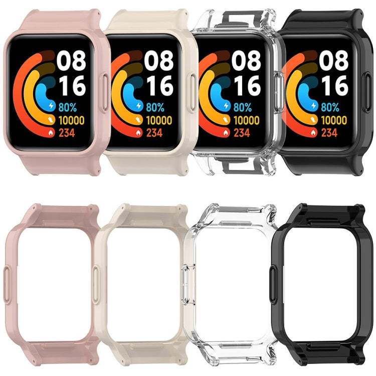 For Redmi Watch 3 Half Pack PC Watch Protective Case(Creamy White) - Watch Cases by buy2fix | Online Shopping UK | buy2fix