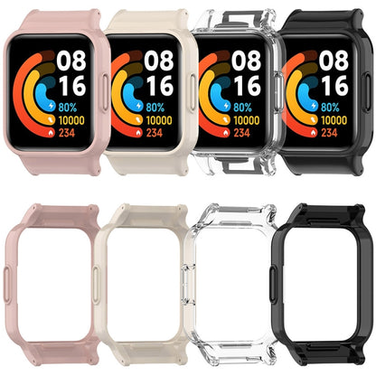 For Redmi Watch 3 Half Pack PC Watch Protective Case(Black) - Watch Cases by buy2fix | Online Shopping UK | buy2fix