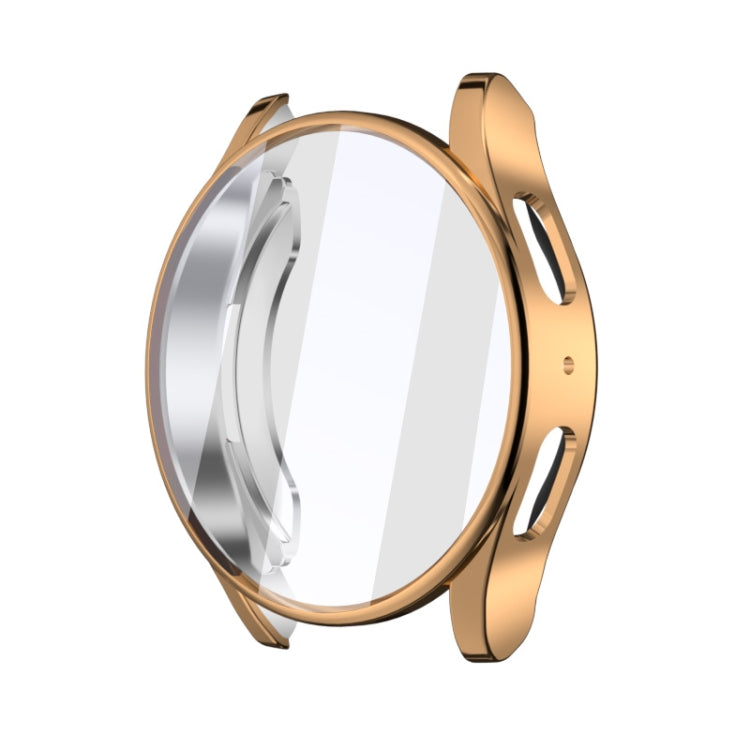For Samsun Galaxy Watch 7 44mm Full Coverage TPU Electroplated Watch Protective Case(Rose Gold) - Watch Cases by buy2fix | Online Shopping UK | buy2fix