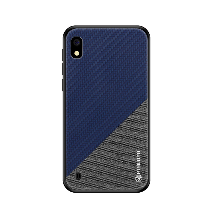 PINWUYO Honors Series Shockproof PC + TPU Protective Case for Galaxy A10(Blue) - Galaxy Phone Cases by PINWUYO | Online Shopping UK | buy2fix