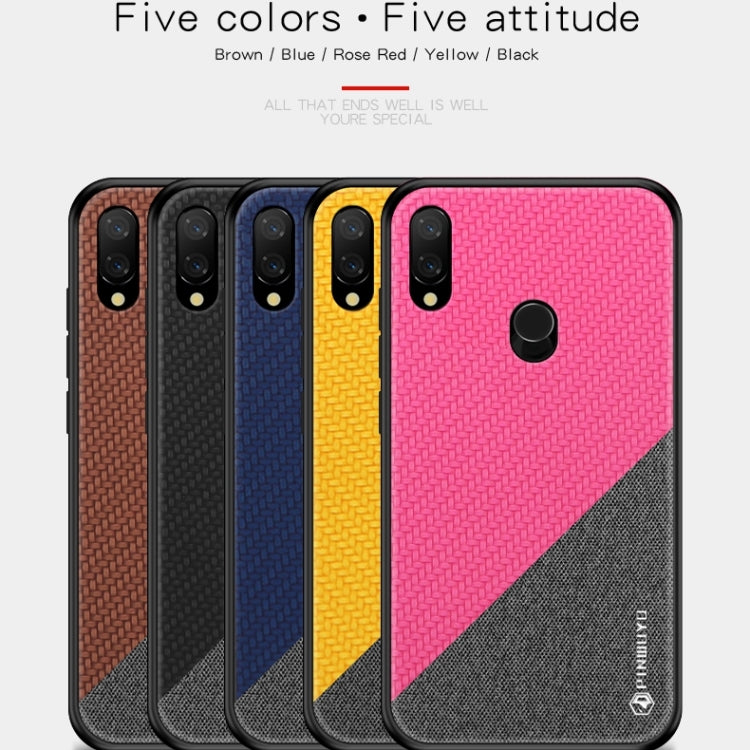 PINWUYO Honors Series Shockproof PC + TPU Protective Case for Xiaomi Redmi Note 7 / Note 7 Pro(Yellow) - Xiaomi Cases by PINWUYO | Online Shopping UK | buy2fix