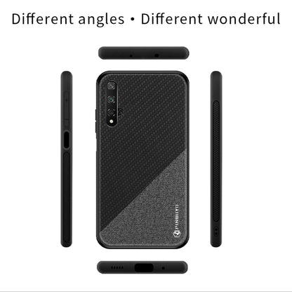 PINWUYO Honors Series Shockproof PC + TPU Protective Case for Huawei Honor 20(Black) - Honor Cases by PINWUYO | Online Shopping UK | buy2fix