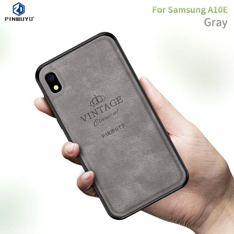 PINWUYO Shockproof Waterproof Full Coverage PC + TPU + Skin Protective Case  for Galaxy A10e(Gray) - Galaxy Phone Cases by PINWUYO | Online Shopping UK | buy2fix
