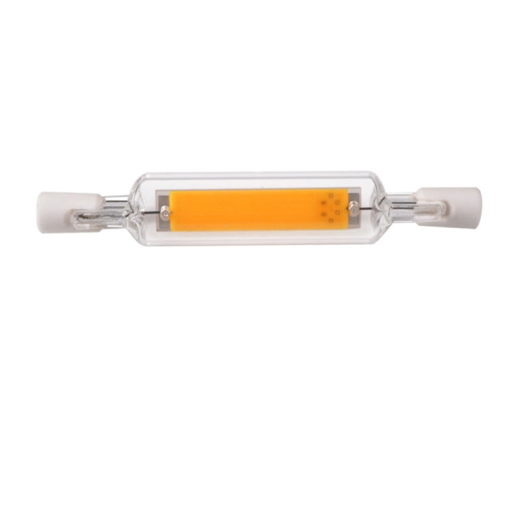R7S 5W COB LED Lamp Bulb Glass Tube for Replace Halogen Light Spot Light,Lamp Length: 78mm, AC:220v(Cool White) - LED Blubs & Tubes by buy2fix | Online Shopping UK | buy2fix