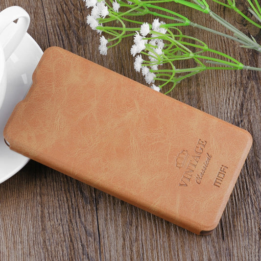 MOFI Crazy Horse Texture Horizontal Flip Protective Leather Case for Xiaomi Mi CC9(Brown) - Xiaomi Cases by MOFI | Online Shopping UK | buy2fix