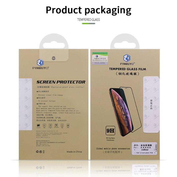 For iPhone 11 PINWUYO 9H 2.5D Full Screen Tempered Glass Film(Rose gold) - iPhone 11 Tempered Glass by PINWUYO | Online Shopping UK | buy2fix