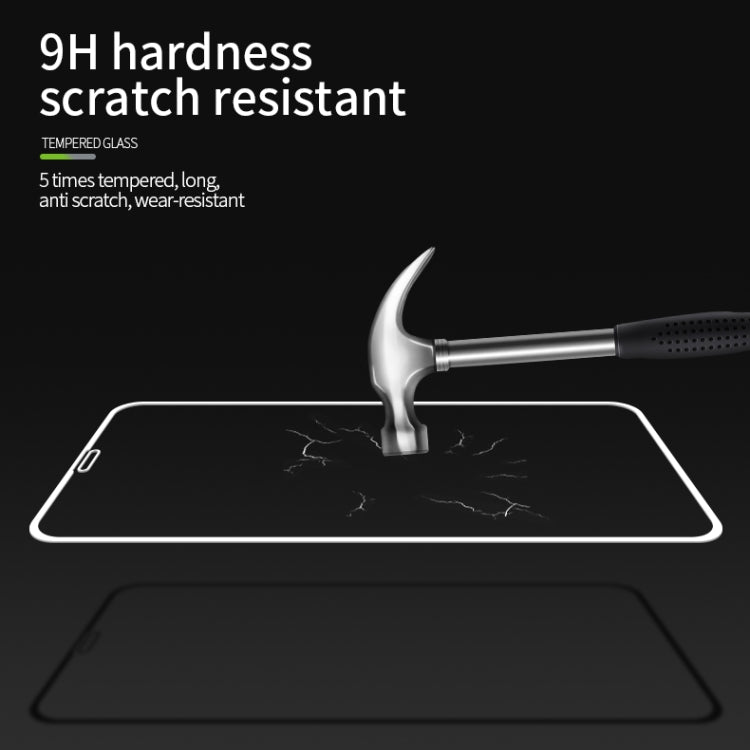 For iPhone 11 Pro Max PINWUYO 9H 2.5D Full Screen Tempered Glass Film(Black) - iPhone 11 Pro Max Tempered Glass by PINWUYO | Online Shopping UK | buy2fix