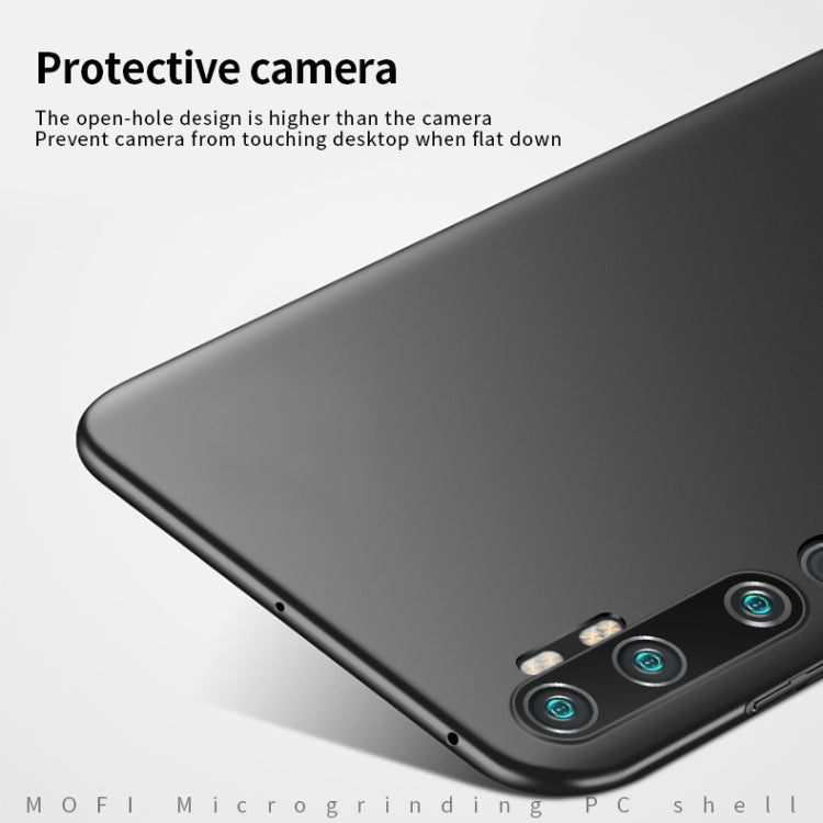 For Xiaomi Mi CC9 Pro MOFI Frosted PC Ultra-thin Hard Case(Gold) - Xiaomi Cases by MOFI | Online Shopping UK | buy2fix