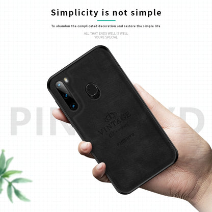 For Galaxy A21 PINWUYO Zun Series PC + TPU + Skin Waterproof And Anti-fall All-inclusive Protective Shell(Black) - Galaxy Phone Cases by PINWUYO | Online Shopping UK | buy2fix