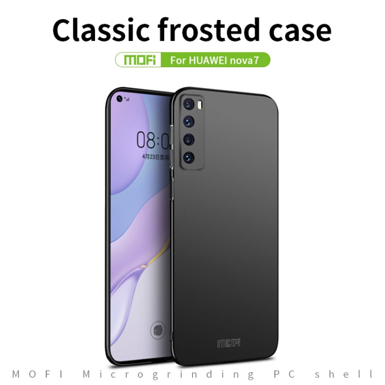 For Huawei Nova 7 MOFI Frosted PC Ultra-thin Hard Case(Red) - Huawei Cases by MOFI | Online Shopping UK | buy2fix