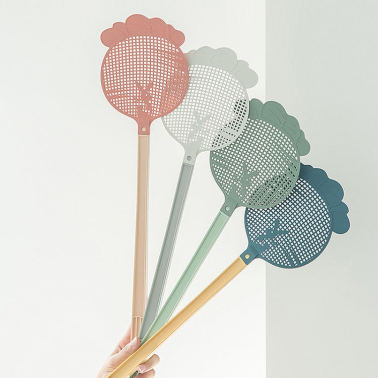 Summer Plastic Fly Swatter Flycatcher, Style:Cherry Blossoms Pattern(Dark Light Gray) - Fly Swatter by buy2fix | Online Shopping UK | buy2fix