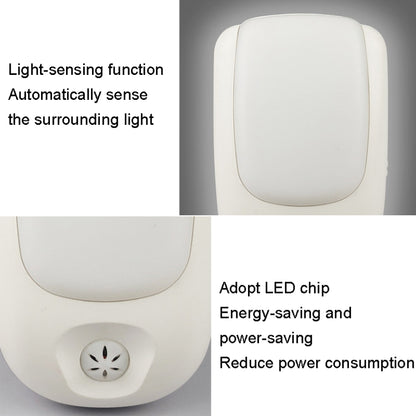 A72 Intelligent LED Sensor Night Light, Plug:EU Plug(Yellow) - Sensor LED Lights by buy2fix | Online Shopping UK | buy2fix