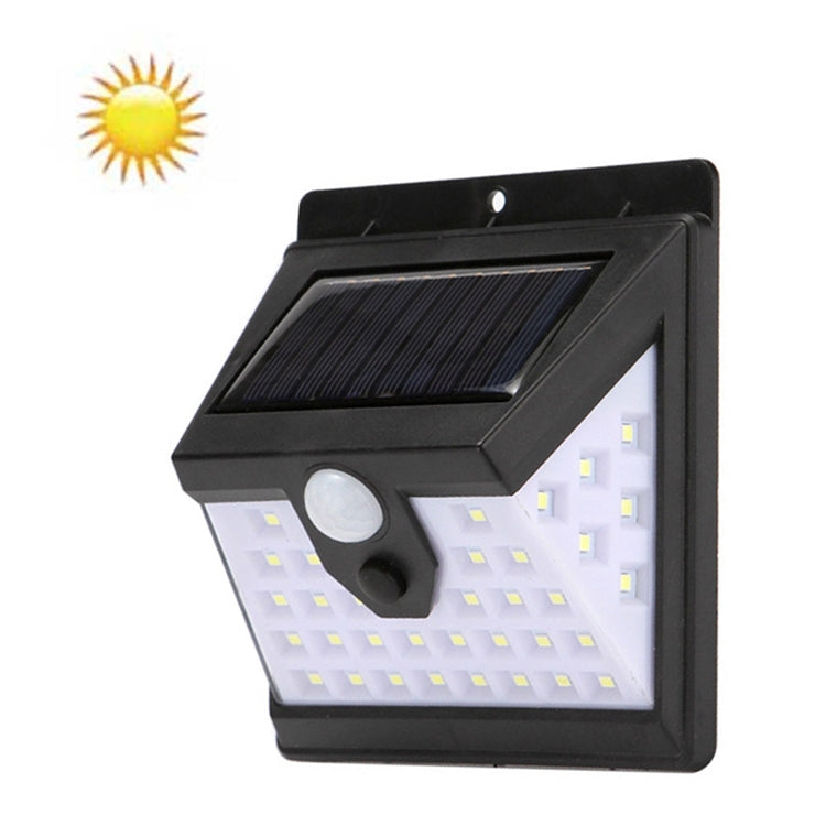 40 LEDs Solar Outdoor Body Induction Lamp IP65 Waterproof Wall Street Light - Solar Lights by buy2fix | Online Shopping UK | buy2fix