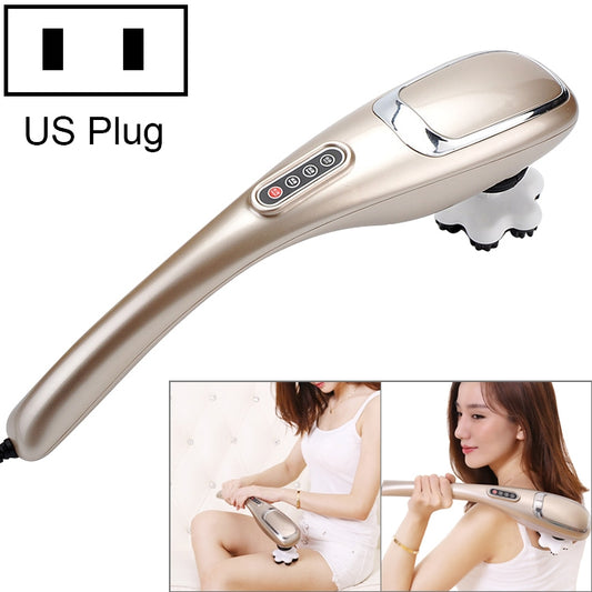 Rechargeable Dolphin Massager Electric Cervical Massage Stick A10 Straight Plug, Plug Type:US Plug - Massage & Relaxation by buy2fix | Online Shopping UK | buy2fix