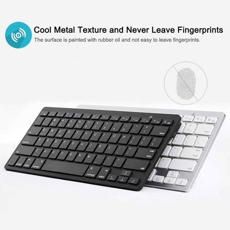 X5 Ultra-thin Mini Wireless Bluetooth Keyboard, Support Win / Android / IOS System(Black) - Universal Keyboard by buy2fix | Online Shopping UK | buy2fix