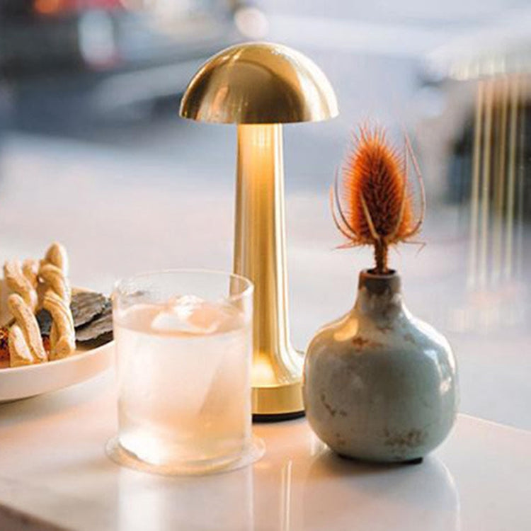 JB-TD008 Outdoor Table Lamp Creative Charging Restaurant Touch Table Lamp Bar Table Lamp, Specification: US Plug(Golden) - Bedside Light by buy2fix | Online Shopping UK | buy2fix