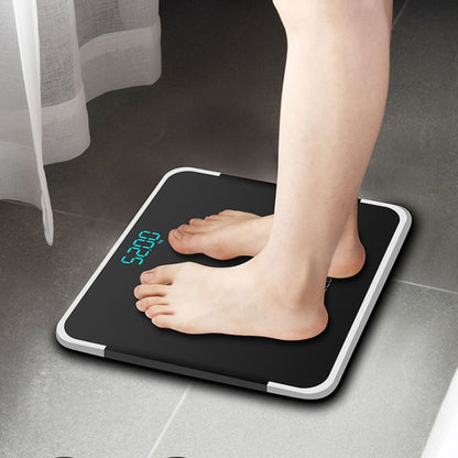 AOHANG7 USB Weight Scale With LED Hidden Screen Tempered Glass Body Scale(Rose Gold) - Body Scales by AOHANG7 | Online Shopping UK | buy2fix