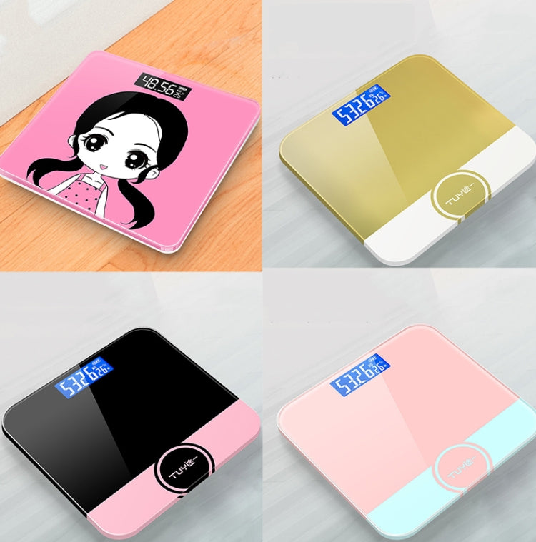 Mini Electronic Scale Home Weighing Scale Battery Stlye(Cute Girl) - Body Scales by buy2fix | Online Shopping UK | buy2fix