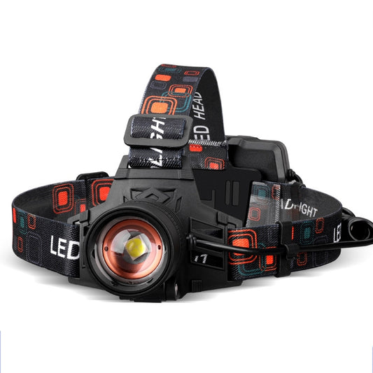 T40 P50 Lamp Beads Headlight USB Rechargeable Zoom Outdoor Strong Headlight,Specification: Without Battery - Headlamp by buy2fix | Online Shopping UK | buy2fix