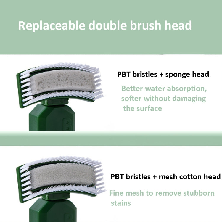 Multifunctional Add Liquid Kitchen Cleaning Bottle Brush Sink Brush Bathroom Wall Bathtub Sponge Brush(White) - Cleaning Tools by buy2fix | Online Shopping UK | buy2fix