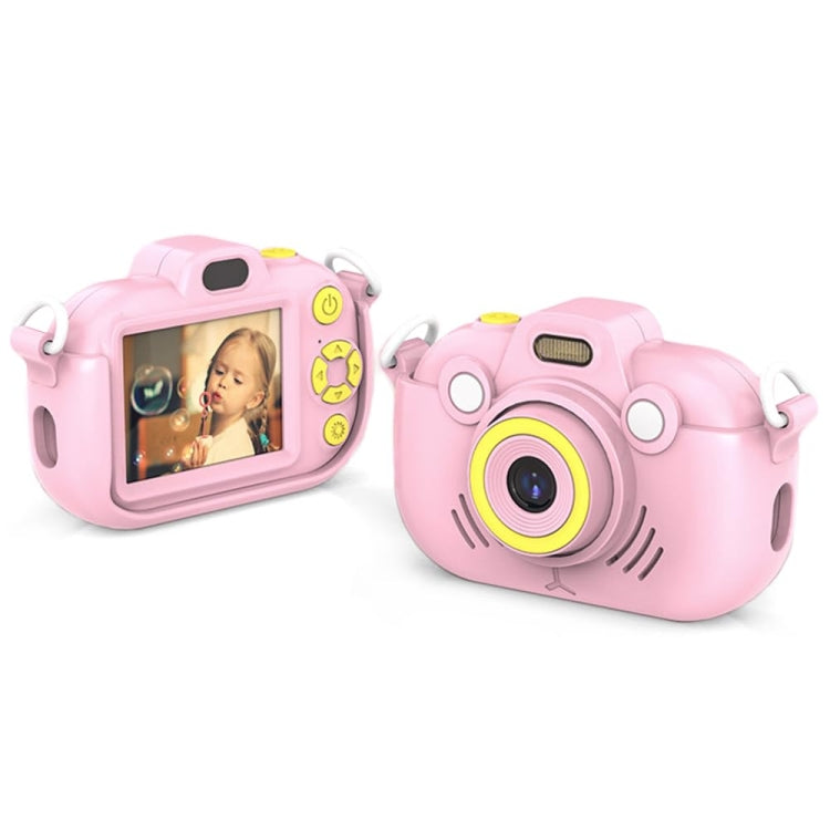 DC502 2.4-Inch 16X Zoom 2.7K Video Recording Children Digital Camera, Color: Pink + 32G(EU Plug) - Children Cameras by buy2fix | Online Shopping UK | buy2fix