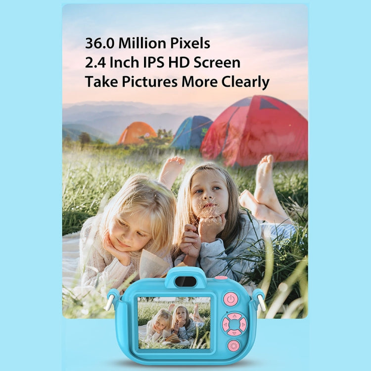 DC502 2.4-Inch 16X Zoom 2.7K Video Recording Children Digital Camera, Color: Pink No Card(US Plug) - Children Cameras by buy2fix | Online Shopping UK | buy2fix