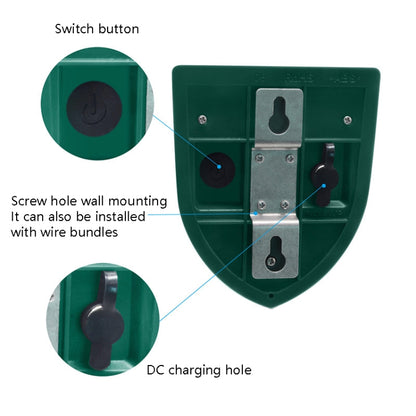 N911M Solar Rouse Alarm Lamp Infrared Induction Animal Drive - Outdoor Insect Repellent by buy2fix | Online Shopping UK | buy2fix