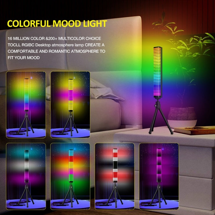 3D Pickup Atmosphere Light Desktop Music Rhythm Lamp, USB Plug - Novelty Lighting by buy2fix | Online Shopping UK | buy2fix