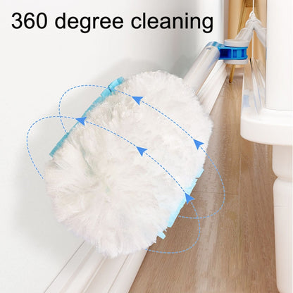 Disposable Household Vacuum Retractable Feather Duster, Style: With Base+6 Clothes - Sponges, Cloths & Brushes by buy2fix | Online Shopping UK | buy2fix