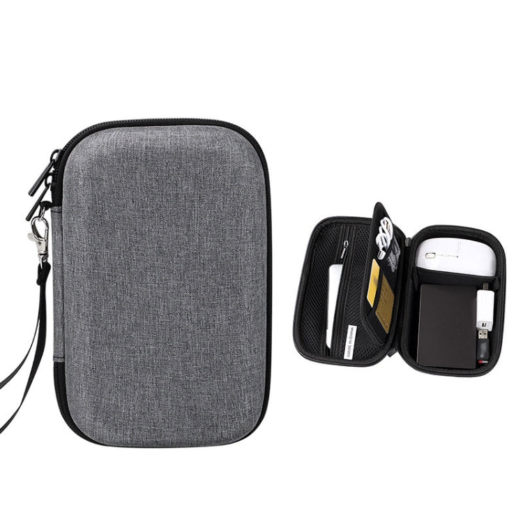 YK02SJ Headphone Hard Disk Shockproof Storage Box(Dark Gray) - Digital Storage Bag by buy2fix | Online Shopping UK | buy2fix