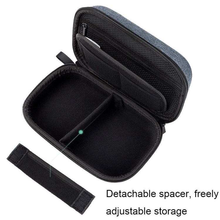 YK02SJ Headphone Hard Disk Shockproof Storage Box(Navy Blue) - Digital Storage Bag by buy2fix | Online Shopping UK | buy2fix