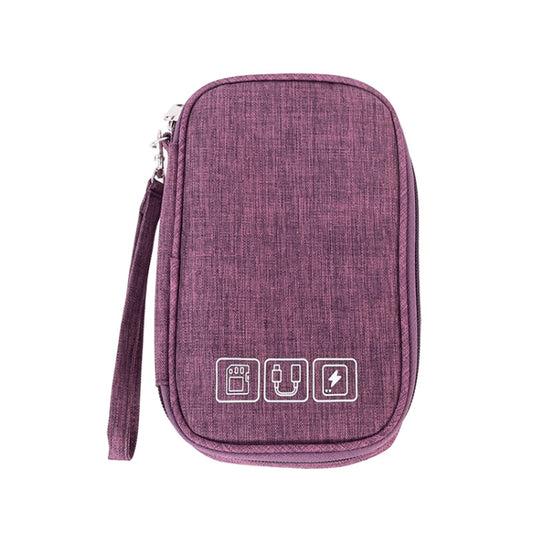 RH532 Mini Multifunctional Digital Storage Bag(Purple) - Digital Storage Bag by buy2fix | Online Shopping UK | buy2fix