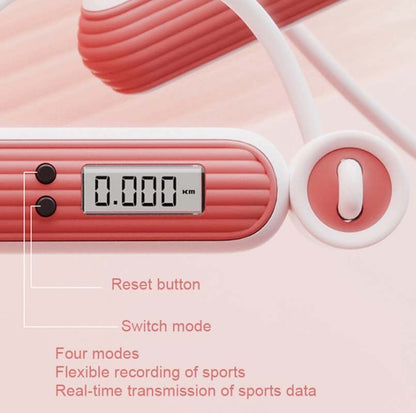 Fitness Sport Intelligent Electronic Counting Skipping Rope, Style: Big Ball Dual Use (Carmine) - Sporting goods by buy2fix | Online Shopping UK | buy2fix