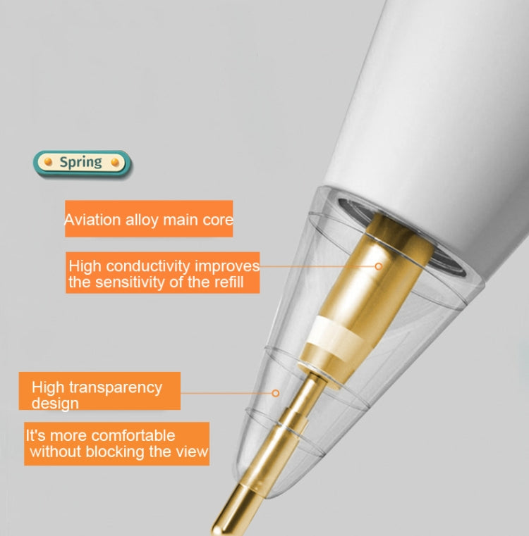 For Apple Pencil 1/2 Transparent Replacement Pen Tip Transform Nib,Style: 6.0 Golden Needle - Pencil Accessories by buy2fix | Online Shopping UK | buy2fix