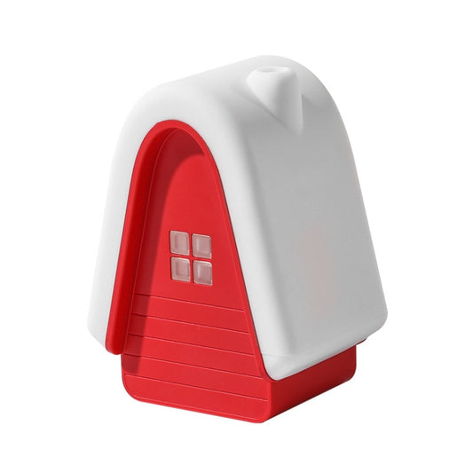 Snow House Small Night Lights Children Sleep Regularly Lights Bedside Ambiance Lamp(Red) - Night Lights by buy2fix | Online Shopping UK | buy2fix