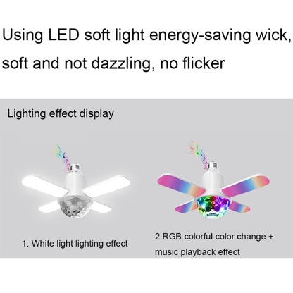 LY-002 24W Mini Bluetooth RGB Light Effect Foldable Music Light(Starry Light) - Smart Light Bulbs by buy2fix | Online Shopping UK | buy2fix