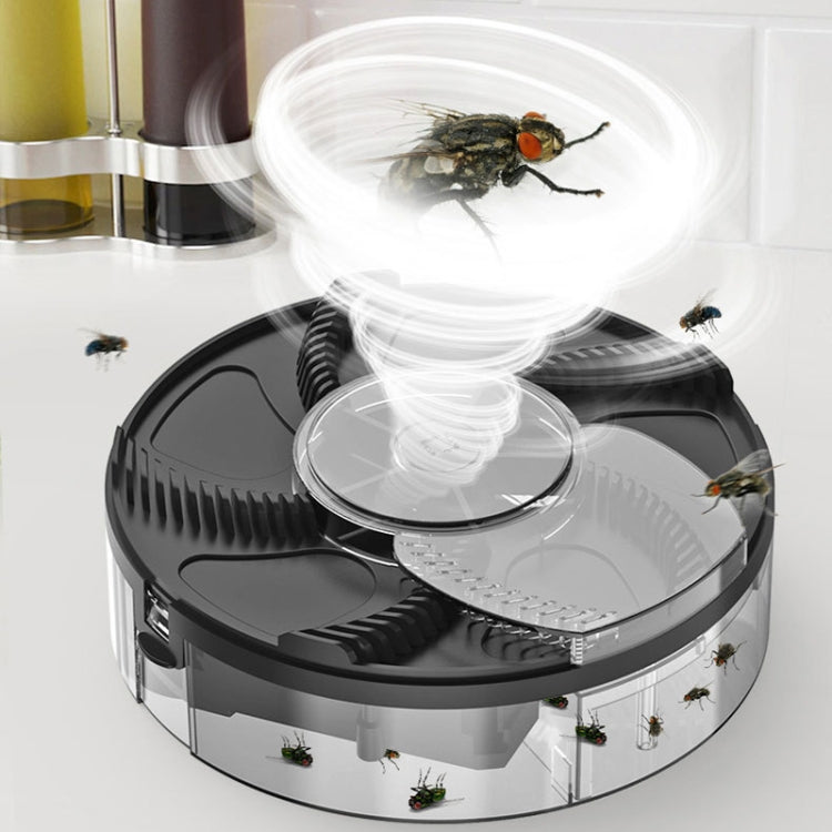 S008 Automatic Fly Killer Silent USB Household Fly Trap, Spec: USB Type (White) - Repellents by buy2fix | Online Shopping UK | buy2fix