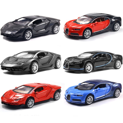 1:36 Simulation Alloy Sports Car Model Children Toy Car Baking Cake Decorative Ornament(Matte Black) - Model Toys by buy2fix | Online Shopping UK | buy2fix