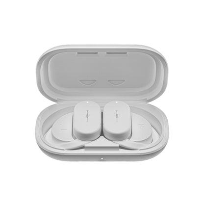 HD313 Earhook OWS Noise Reduction Bluetooth Earphone Subwoofer Sport Wireless Headset(White) - Sport Earphone by buy2fix | Online Shopping UK | buy2fix