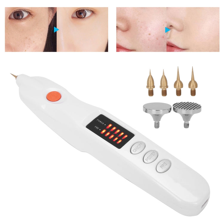 Spot Mole Pen Spot Removal Instrument Home Beauty Instrument, Spec: Charging Model UK Plug(White) - Beauty Instrument by buy2fix | Online Shopping UK | buy2fix