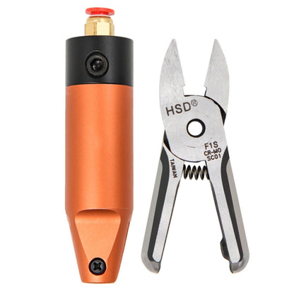 HSD HS-5M+F1S Cut Plastic Set 2 In 1 Pneumatic Snip Plier Cutting Metal Plastic Model Scissor Tool - Pliers by HSD | Online Shopping UK | buy2fix