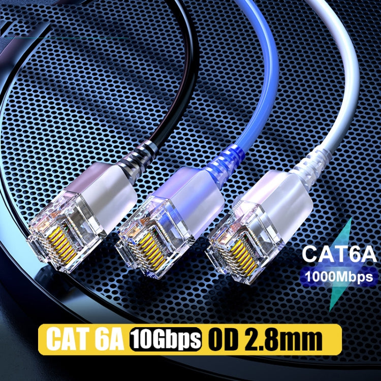 SAMZHE Cat6A Ethernet Cable UTP Network Patch Cable 1m(Black) - Lan Cable and Tools by SAMZHE | Online Shopping UK | buy2fix